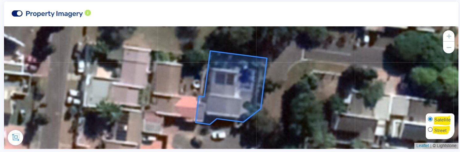 Street vs Satellite view Imagery